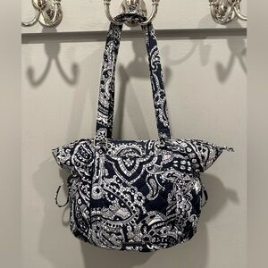 Vera Bradley Deep Night Paisley Glenna Shoulder Bag